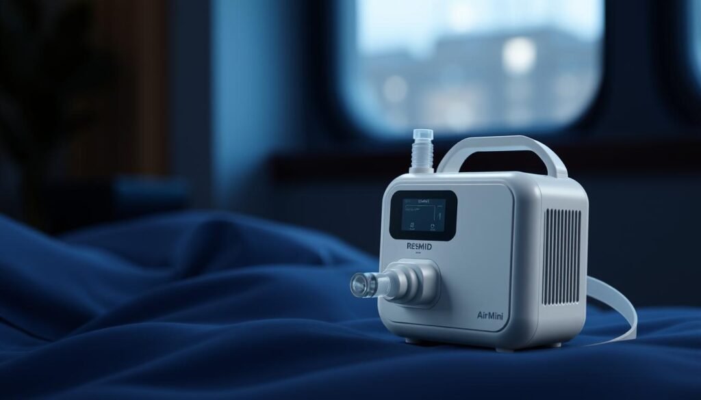 生成圖片：瑞思邁 AirMini 旅行呼吸機