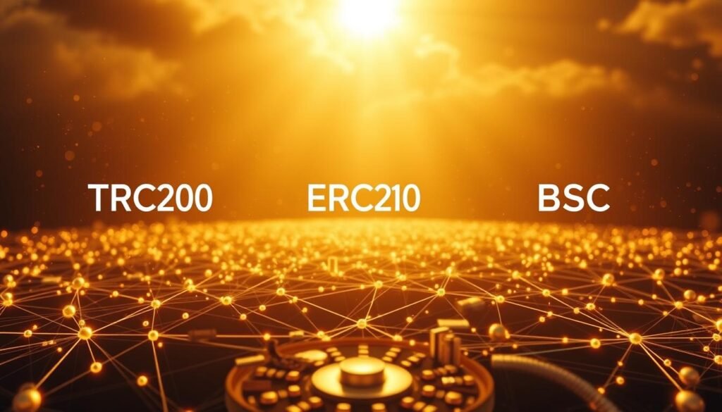 TRC20、ERC20和BSC區塊鏈網絡的比較