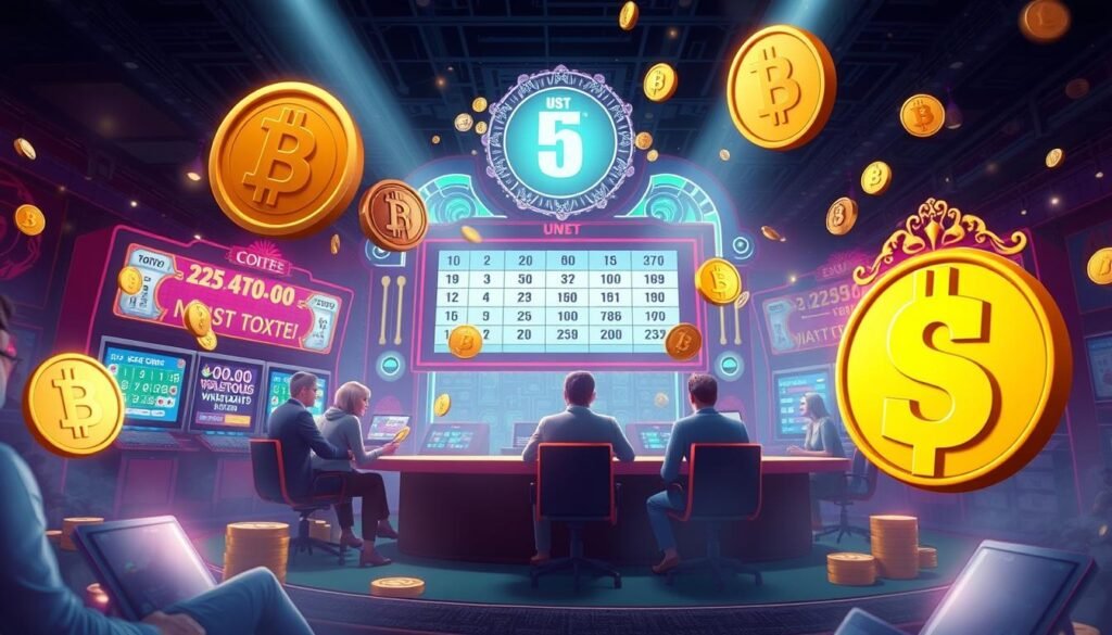 USDT 加密貨幣彩票投注優勢圖片