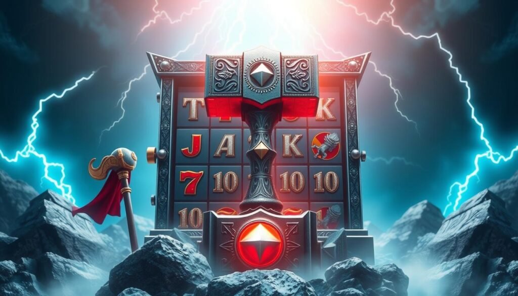 生成雷神之鎚老虎機遊戲的圖片