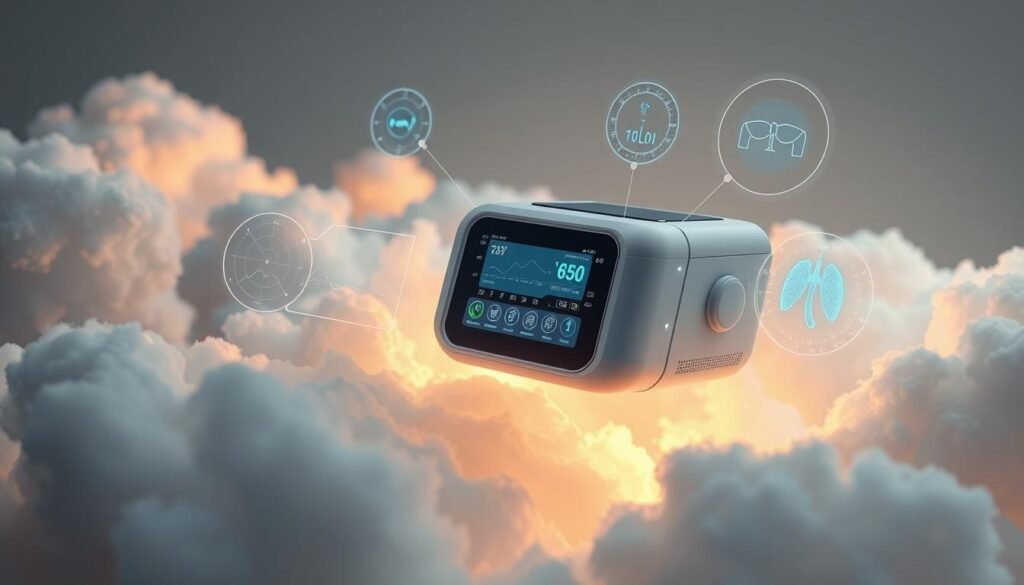 睡眠呼吸機雲端監測系統